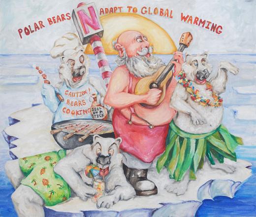 Polar bears adapt to global warming