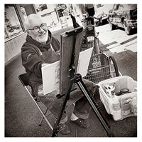 Terry Brooks painting in Bellingham WA