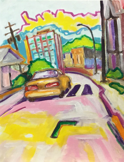 Riding bike around Bellingham: Prospect St