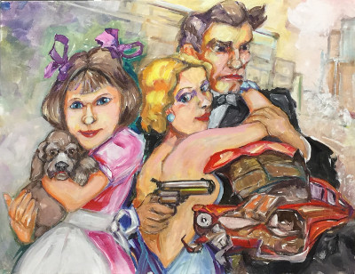 Canine witness to 21st Century violence: Carjacking