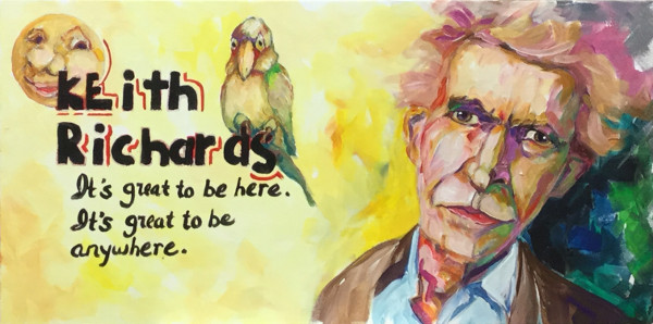 Keith Richards: 'It's great to be here. It's great to be anywhere.'