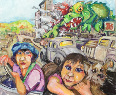 Canine witness to 21st Century violence: Letting a lizard do urban renewal