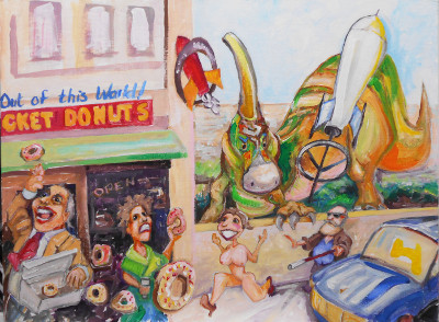 Bellingham prehistory: Parasaurolophus likes the sugar ones